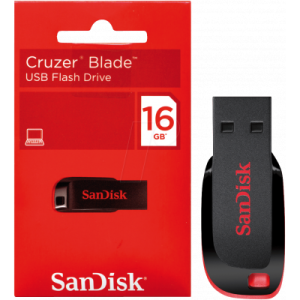 sanDisk cruzer blade 16gb
