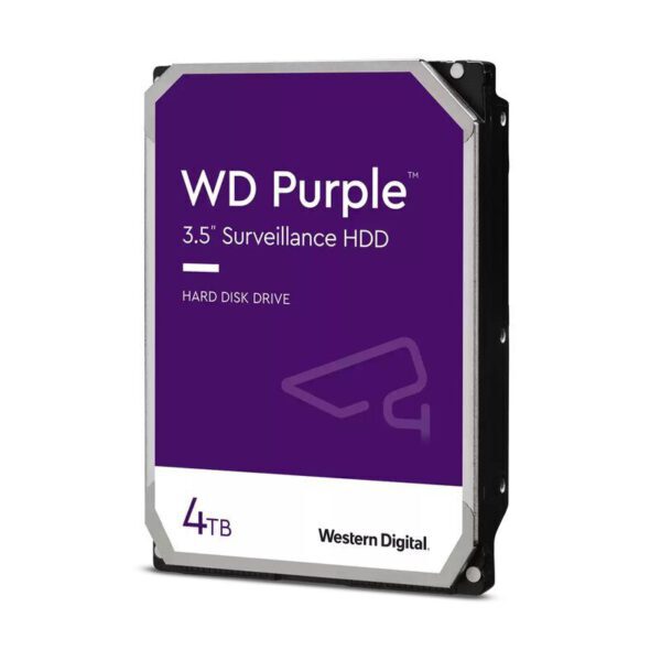 WD Purple Surveillance Hard Drive - 4 TB